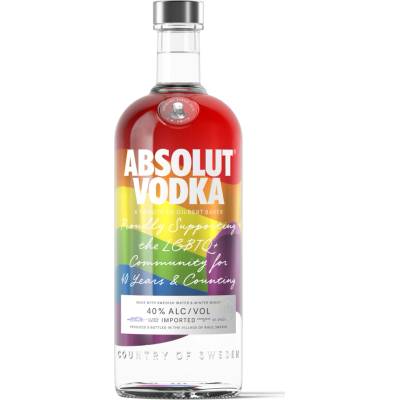 Absolut Rainbow 40% 1 l (holá láhev)
