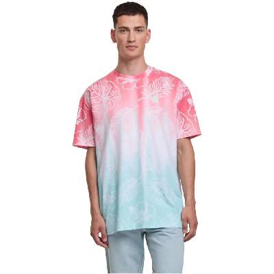 Тениска Just rhyse Wave Bounce short sleeve T-shirt - Pink (Mint / Red)