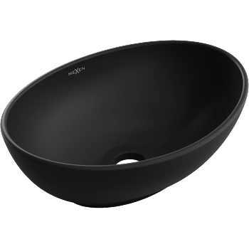 Mexen Elza умивалник върху плот 40 x 33 см, черен мат - 21014085 (21014085)