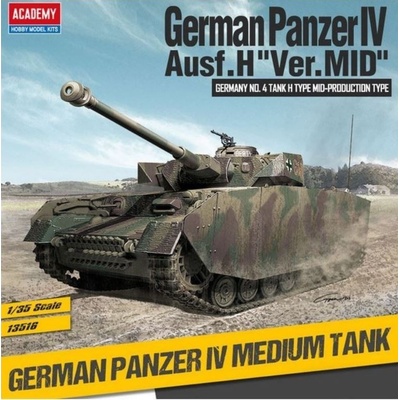 Academy Model Kit tank 13516 German Pz.Kpfw.IV Ausf.H Ver. MID 36-13516 1:35