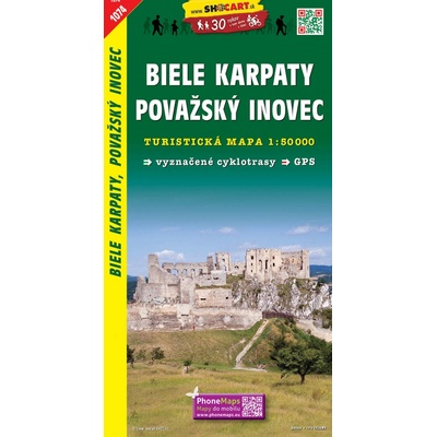 Biele Karpaty Považský Inovec 1:50 000