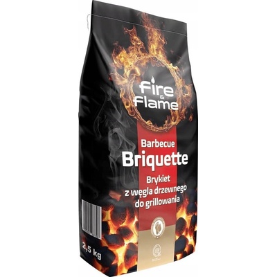 Fire&Flame brikety z drevného uhlia 2,5 kg