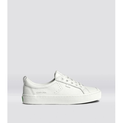 Cariuma OCA Pebbled Leather White