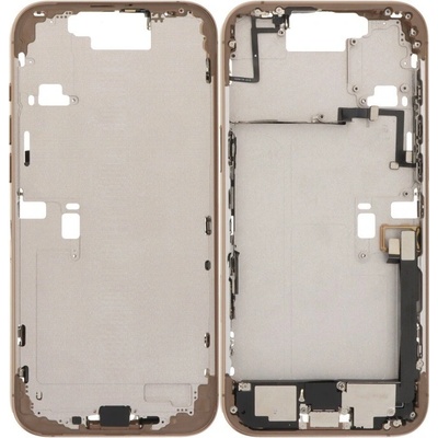 Apple iPhone 16 Pro Max - Střední Rám + Tlačítka Zapnutí, Hlasitosti a Kamery (Desert Titanium), Desert Titanium