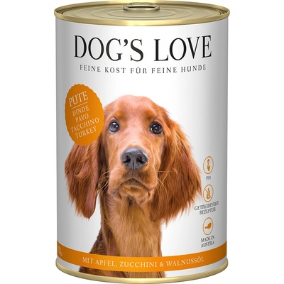 DOG’S LOVE 6x 400g Dog's Love Adult Turkey мокра храна за кучета
