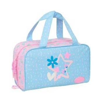 BlackFit8 Пътническа Чантичка BlackFit8 Smile Розов Светло син 31 x 14 x 19 cm