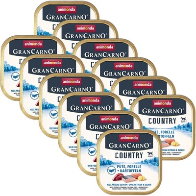 Animonda GranCarno Country Adult - пуйка и пъстърва 12 x 150 г