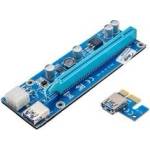 Akyga Riser PCI-E 1x - 16x USB 3.0 AK-CA-64