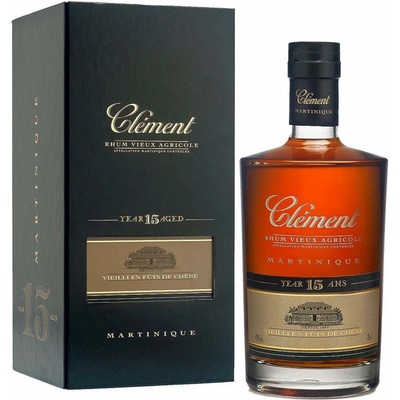 Clément 15y Agricole Vieux Martinique rum 42% 0,7 l (kazeta)