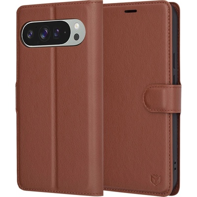 Techsuit Leather Folio pouzdro pro Google Pixel 9 Pro XL hnědé