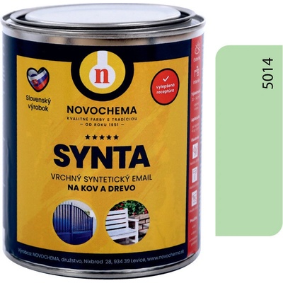 Synta S2013 pastelovozelená svetlá 5014 0,75kg/0,6l