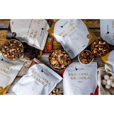 Anjolie Královská granola Královská granola: Slaný karamel 400 g