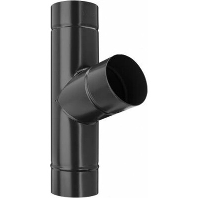 KJG Zvodová odbočka 80/80 mm pozink RAL 9005 čierna