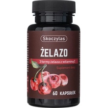 Skoczylas Železo 3 formy s Vitamínom C 60 kapsúl