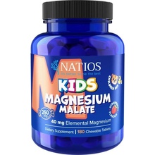 Natios Kids Magnesium Malate 250 mg jahoda 180 cucacích tablet