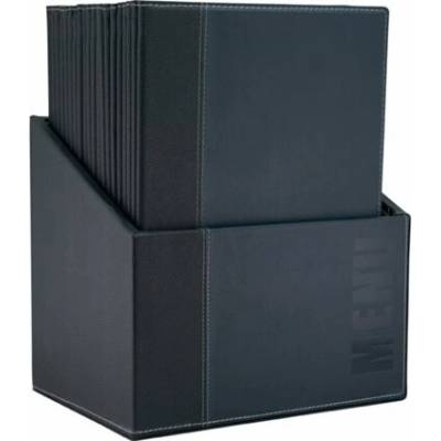 SECURIT Box s jedálenskými lístkami Trendy - modrá MC-BOX-TRA4-BU