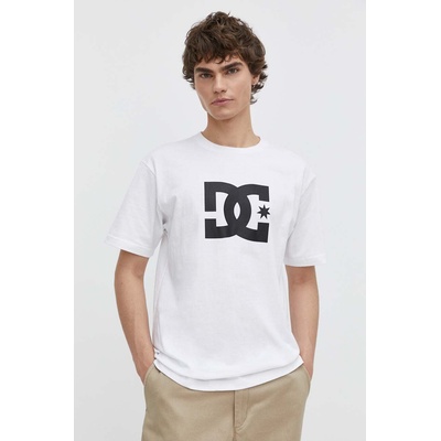 DC Памучна тениска DC Star в бяло с принт ADYZT05373 (ADYZT05373)