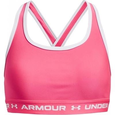 Under Armour G Crossback Mid Solid podprsenka dětská růžová