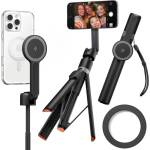 Spigen s581w magsafe bluetooth selfie stick tripod black (8800283303698)