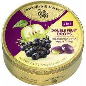  Бонбони дропс Cavendish&Harvey касис и ябълка 175гр