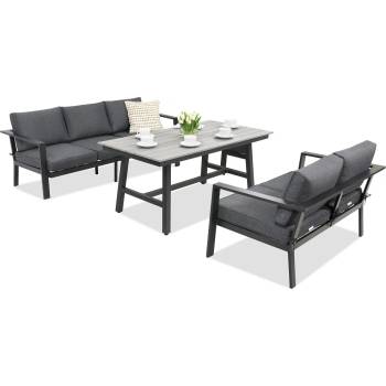 Garden Point Комплект мебели Sydney Apetito Comfort 5 Garden Point антрацит (GAP315-APE5)