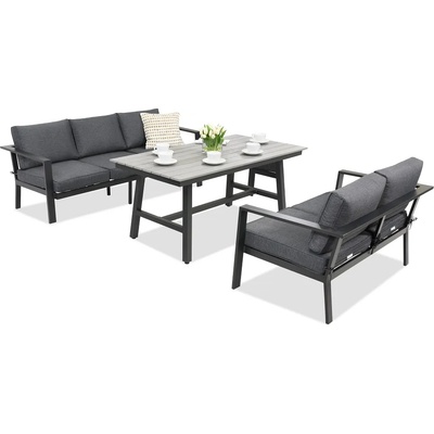 Garden Point Комплект мебели Sydney Apetito Comfort 5 Garden Point антрацит (GAP315-APE5)