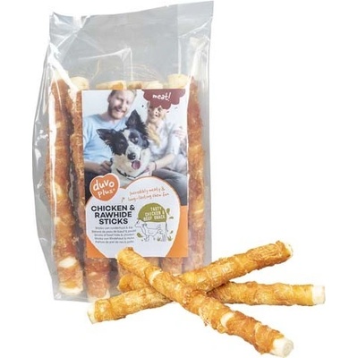 DUVO+ Meat! kožená tyčinka obtočená kuracím mäsom S 12,5 cm 1 kg