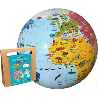 Nafukovací globus - Marvels of the World, glossy 40cm