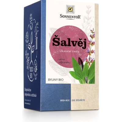 SONNENTOR Šalvia sv. Hildegardy porciovaný bio 18 g