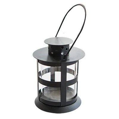 Chef`n Cn-Декоративен фенер ЧЕРЕН wy 5012-М-w 20 СМ 7855--3 (0198408)