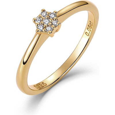 Olivie Zásnubní prsten PŘÍRODNÍ DIAMANT GOLD 9244