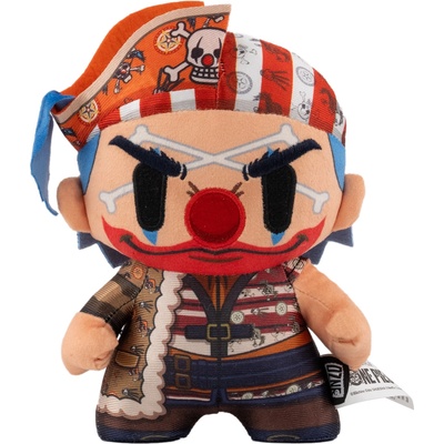 YuMe Плюшена фигура YuMe Animation: One Piece - Buggy (DZNR Dead Or Alive Edition), 18 cm (TOY-0251)