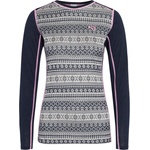 Kari Traa Дамско мериносово термобельо Kari Traa Women's Mina L/S Merino base layer - Dark Navy Blue (115-2345-0213)
