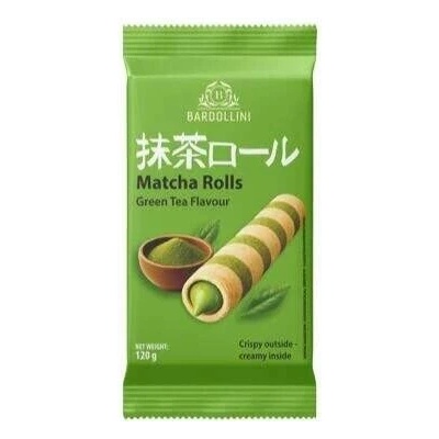 Bardollini trubičky plněné krémem s příchutí matcha 120 g