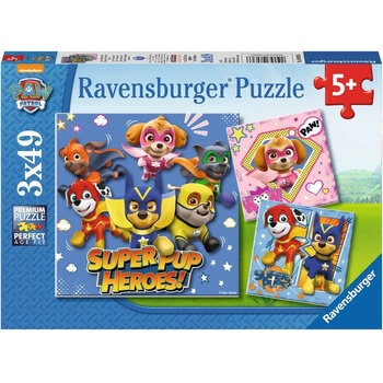 Image 1 of Ravensburger - Puzzle Paw Patrol: Super Pups Power! - 40 - 99 piese