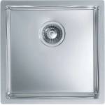 Alveus Quadrix - Мивка 45x45 см, от неръждаема стомана 1102604 (1102604) Мивка за вграждане