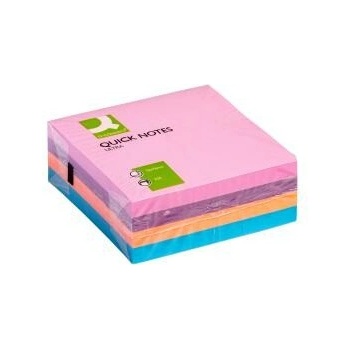 Bloček kocka Q-CONNECT 76x76mm 320l pastelová