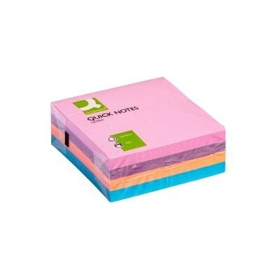 Bloček kocka Q-CONNECT 76x76mm 320l pastelová