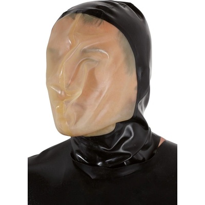 Čierna latexová maska
