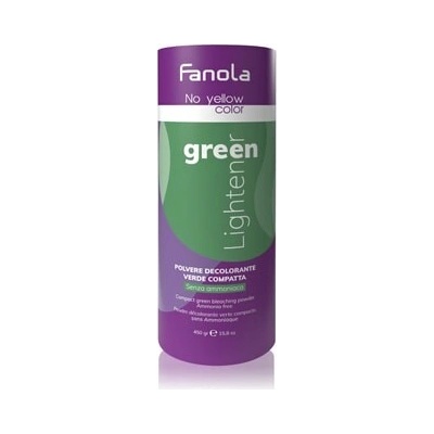 Fanola No Yellow Green Lightener Barva vlasů Unisex 450 g