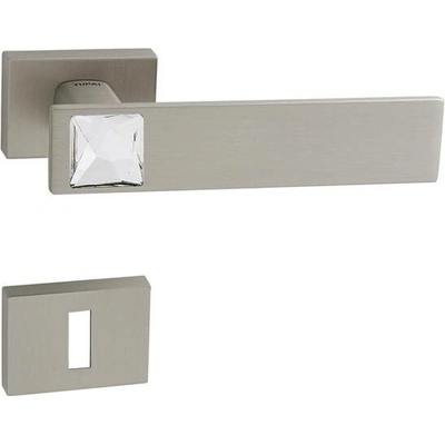 Tupai TI - LINHA 5 SW1 - RT 3270RT mosaz – madlo fix/kl. pravá – PZ – 52 x 52 mm Nikl perla