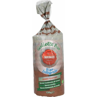 Invernizzi bio ryžové chlebíky 130 g