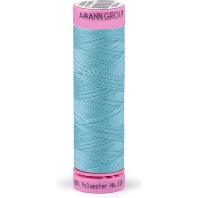 Polyesterové nitě návin 100 m Aspo Amann 5094 Light Bleached Aqua