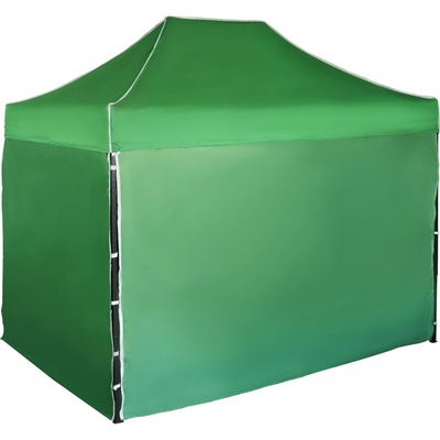 Expodum Nůžkový stan 3x2m ocelový Zelená 4 boční plachty – Hledejceny.cz
