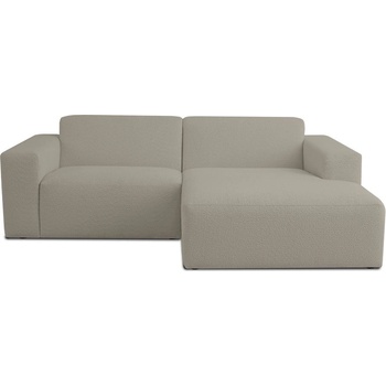 Scandic Светлокафяв ъглов диван от букле (десен ъгъл) Roxy - Scandic (Small ch (1,5+ch) Right CM 9 capp.)