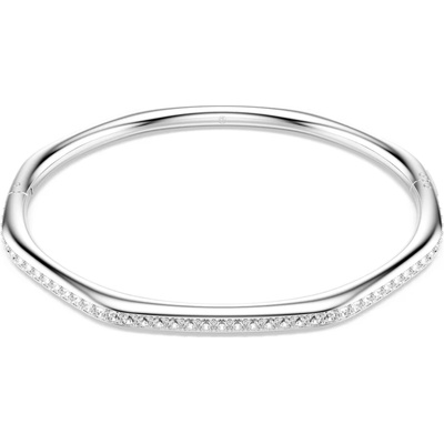 Swarovski Luxusní pevný náramek Dextera 572522 16,1 cm