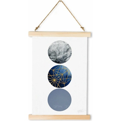 Závesné plátno na stenu Modular Feeling / Dan Johannson a rámy - 20x30 cm – hnedý rám