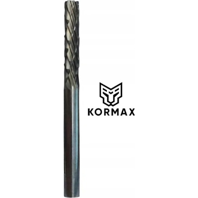 Rotačný pilník - fréza Ø 3mm, 3x13x38x3, karbidová, na kov Kormax