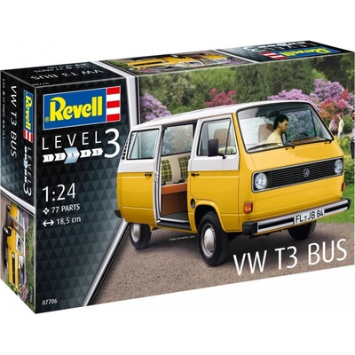 REVELL Plastic ModelKit auto 07706 VW T3 Bus 18-07706 1:24