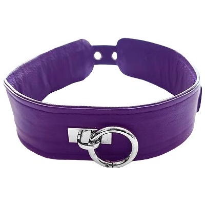 ROUGE Leather Plain Collar with Removeable O-Ring